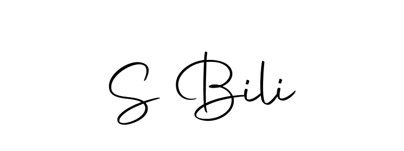 Make a beautiful signature design for name S Bilić. With this signature (Autography-DOLnW) style, you can create a handwritten signature for free. S Bilić signature style 10 images and pictures png