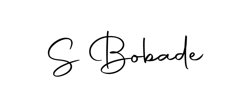 Also we have S Bobade name is the best signature style. Create professional handwritten signature collection using Autography-DOLnW autograph style. S Bobade signature style 10 images and pictures png