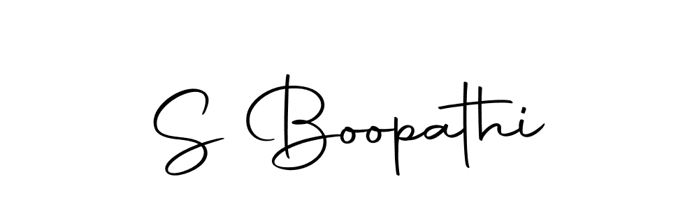 Use a signature maker to create a handwritten signature online. With this signature software, you can design (Autography-DOLnW) your own signature for name S Boopathi. S Boopathi signature style 10 images and pictures png