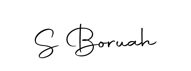 Also we have S Boruah name is the best signature style. Create professional handwritten signature collection using Autography-DOLnW autograph style. S Boruah signature style 10 images and pictures png