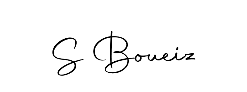 How to make S Boueiz name signature. Use Autography-DOLnW style for creating short signs online. This is the latest handwritten sign. S Boueiz signature style 10 images and pictures png