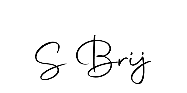 if you are searching for the best signature style for your name S Brij. so please give up your signature search. here we have designed multiple signature styles  using Autography-DOLnW. S Brij signature style 10 images and pictures png