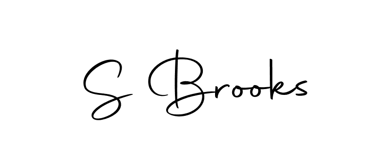 How to make S Brooks name signature. Use Autography-DOLnW style for creating short signs online. This is the latest handwritten sign. S Brooks signature style 10 images and pictures png