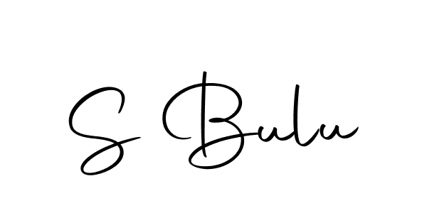 Make a beautiful signature design for name S Bulu. With this signature (Autography-DOLnW) style, you can create a handwritten signature for free. S Bulu signature style 10 images and pictures png