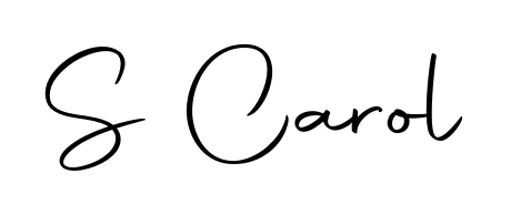 Achieve flawless digital penmanship with S Carol name in Autography-DOLnW font. The perfect tool for creating online signatures. S Carol signature style 10 images and pictures png