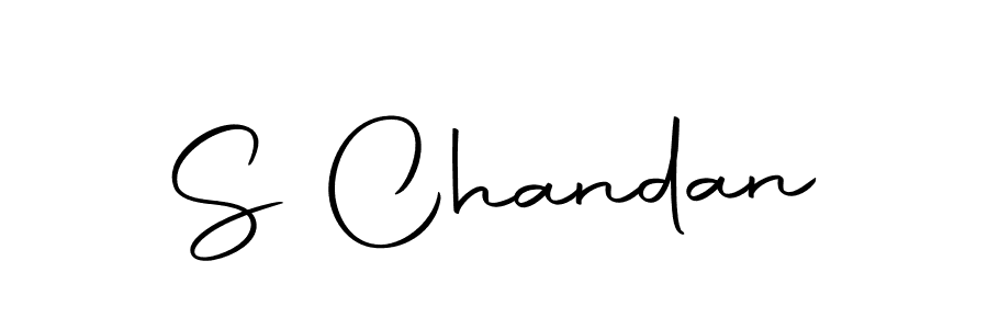 How to make S Chandan name signature. Use Autography-DOLnW style for creating short signs online. This is the latest handwritten sign. S Chandan signature style 10 images and pictures png