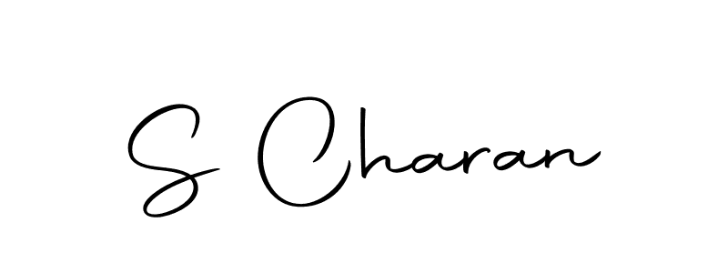 S Charan stylish signature style. Best Handwritten Sign (Autography-DOLnW) for my name. Handwritten Signature Collection Ideas for my name S Charan. S Charan signature style 10 images and pictures png