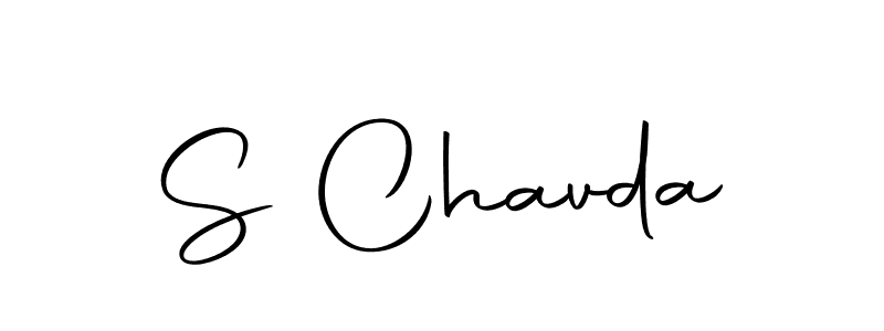 How to make S Chavda signature? Autography-DOLnW is a professional autograph style. Create handwritten signature for S Chavda name. S Chavda signature style 10 images and pictures png