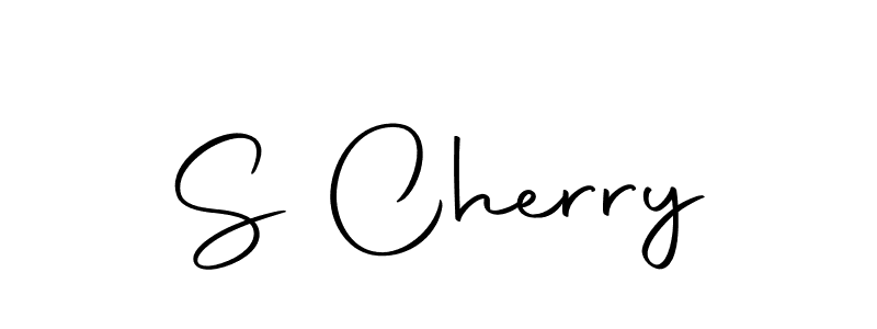 The best way (Autography-DOLnW) to make a short signature is to pick only two or three words in your name. The name S Cherry include a total of six letters. For converting this name. S Cherry signature style 10 images and pictures png