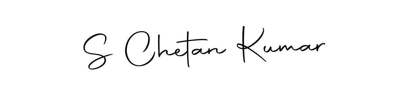 Create a beautiful signature design for name S Chetan Kumar. With this signature (Autography-DOLnW) fonts, you can make a handwritten signature for free. S Chetan Kumar signature style 10 images and pictures png