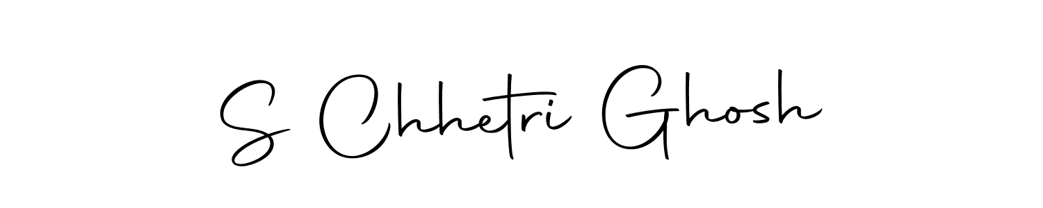 Create a beautiful signature design for name S Chhetri Ghosh. With this signature (Autography-DOLnW) fonts, you can make a handwritten signature for free. S Chhetri Ghosh signature style 10 images and pictures png