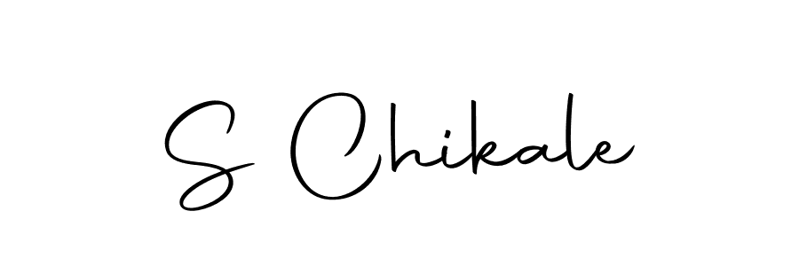 The best way (Autography-DOLnW) to make a short signature is to pick only two or three words in your name. The name S Chikale include a total of six letters. For converting this name. S Chikale signature style 10 images and pictures png