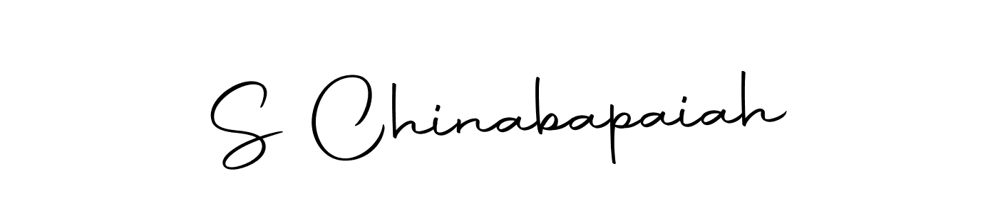 S Chinabapaiah stylish signature style. Best Handwritten Sign (Autography-DOLnW) for my name. Handwritten Signature Collection Ideas for my name S Chinabapaiah. S Chinabapaiah signature style 10 images and pictures png