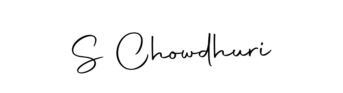 Make a beautiful signature design for name S Chowdhuri. Use this online signature maker to create a handwritten signature for free. S Chowdhuri signature style 10 images and pictures png
