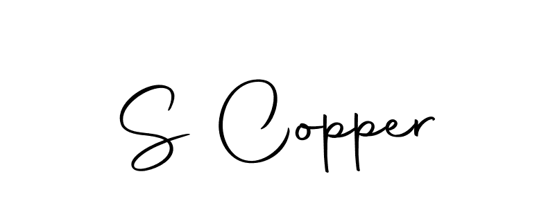 How to make S Copper signature? Autography-DOLnW is a professional autograph style. Create handwritten signature for S Copper name. S Copper signature style 10 images and pictures png