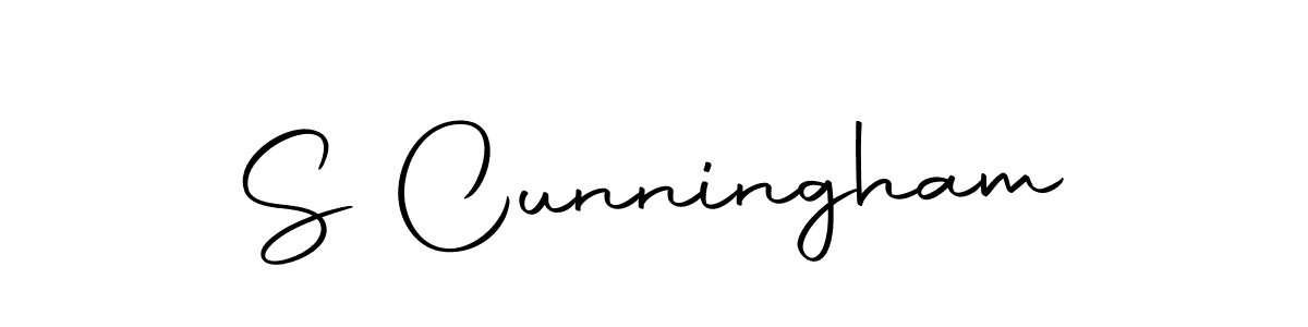 How to make S Cunningham signature? Autography-DOLnW is a professional autograph style. Create handwritten signature for S Cunningham name. S Cunningham signature style 10 images and pictures png