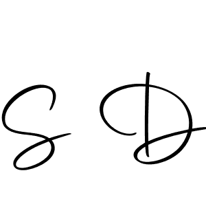 Create a beautiful signature design for name S D. With this signature (Autography-DOLnW) fonts, you can make a handwritten signature for free. S D signature style 10 images and pictures png