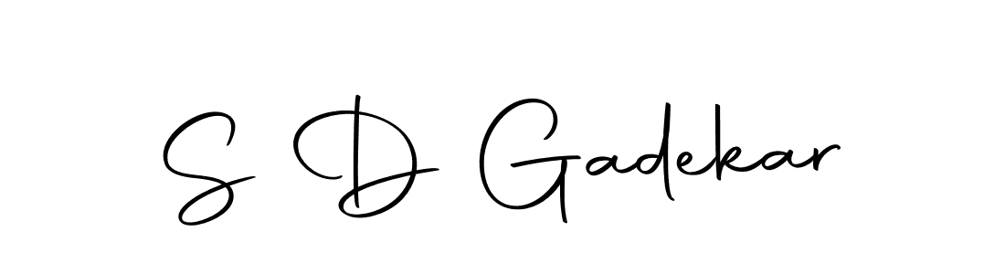 Design your own signature with our free online signature maker. With this signature software, you can create a handwritten (Autography-DOLnW) signature for name S D Gadekar. S D Gadekar signature style 10 images and pictures png