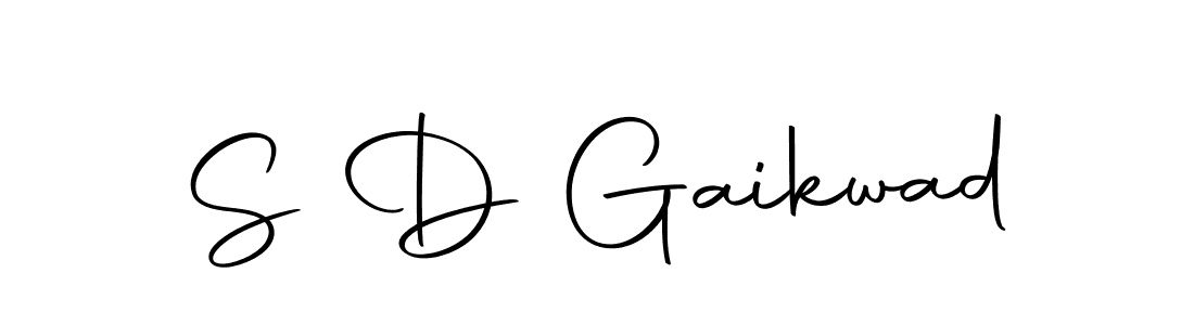 Design your own signature with our free online signature maker. With this signature software, you can create a handwritten (Autography-DOLnW) signature for name S D Gaikwad. S D Gaikwad signature style 10 images and pictures png