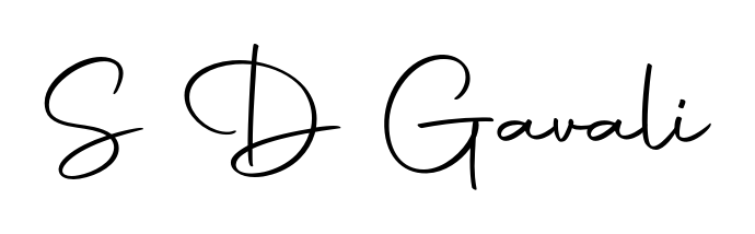 The Autography-DOLnW font transforms the name S D Gavali into an executive sign with sharp precision and distinguished character. S D Gavali signature style 10 images and pictures png