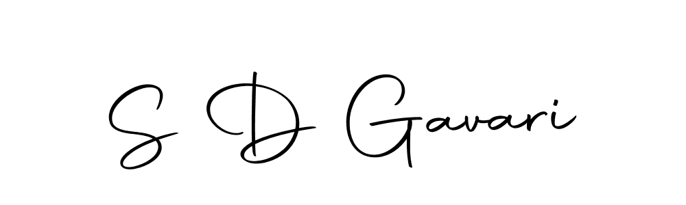 Make a beautiful signature design for name S D Gavari. With this signature (Autography-DOLnW) style, you can create a handwritten signature for free. S D Gavari signature style 10 images and pictures png