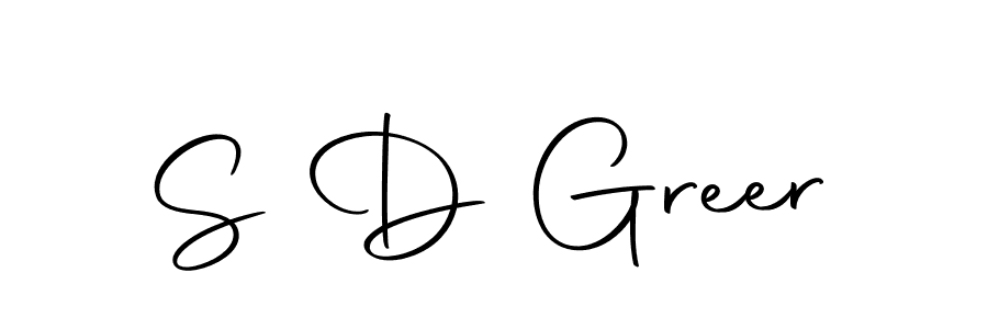The best way (Autography-DOLnW) to make a short signature is to pick only two or three words in your name. The name S D Greer include a total of six letters. For converting this name. S D Greer signature style 10 images and pictures png