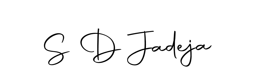 The best way (Autography-DOLnW) to make a short signature is to pick only two or three words in your name. The name S D Jadeja include a total of six letters. For converting this name. S D Jadeja signature style 10 images and pictures png