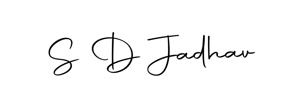 Use a signature maker to create a handwritten signature online. With this signature software, you can design (Autography-DOLnW) your own signature for name S D Jadhav. S D Jadhav signature style 10 images and pictures png