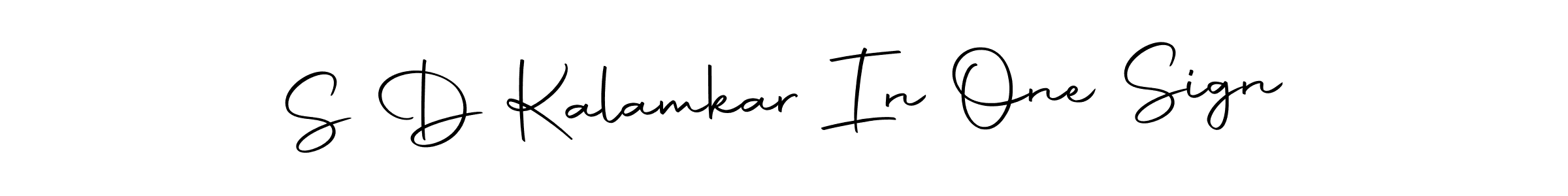 You can use this online signature creator to create a handwritten signature for the name S D Kalamkar In One Sign. This is the best online autograph maker. S D Kalamkar In One Sign signature style 10 images and pictures png