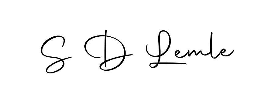 You should practise on your own different ways (Autography-DOLnW) to write your name (S D Lemle) in signature. don't let someone else do it for you. S D Lemle signature style 10 images and pictures png