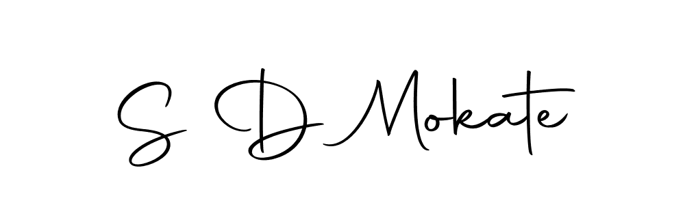 Design your own signature with our free online signature maker. With this signature software, you can create a handwritten (Autography-DOLnW) signature for name S D Mokate. S D Mokate signature style 10 images and pictures png