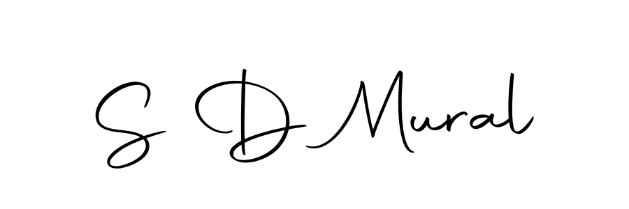 How to make S D Mural name signature. Use Autography-DOLnW style for creating short signs online. This is the latest handwritten sign. S D Mural signature style 10 images and pictures png