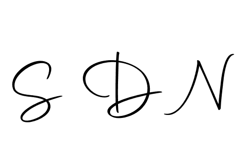 How to make S D N signature? Autography-DOLnW is a professional autograph style. Create handwritten signature for S D N name. S D N signature style 10 images and pictures png