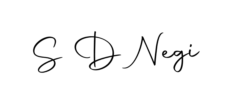 You should practise on your own different ways (Autography-DOLnW) to write your name (S D Negi) in signature. don't let someone else do it for you. S D Negi signature style 10 images and pictures png