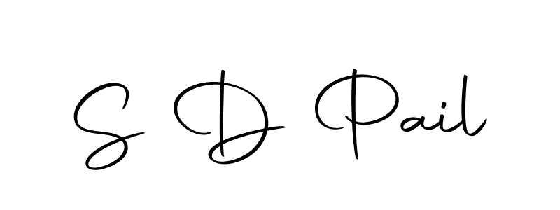 S D Pail stylish signature style. Best Handwritten Sign (Autography-DOLnW) for my name. Handwritten Signature Collection Ideas for my name S D Pail. S D Pail signature style 10 images and pictures png