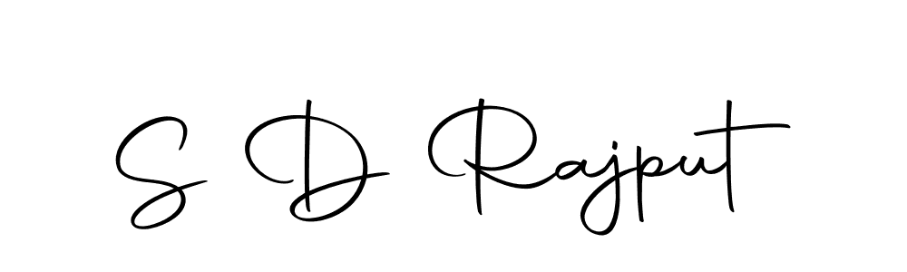 Create a beautiful signature design for name S D Rajput. With this signature (Autography-DOLnW) fonts, you can make a handwritten signature for free. S D Rajput signature style 10 images and pictures png