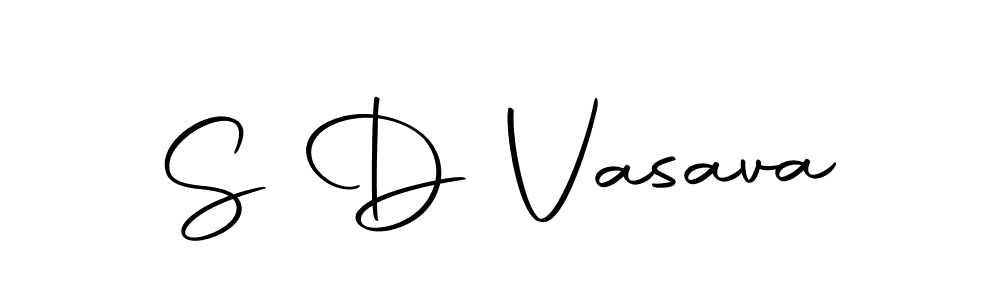 Use a signature maker to create a handwritten signature online. With this signature software, you can design (Autography-DOLnW) your own signature for name S D Vasava. S D Vasava signature style 10 images and pictures png