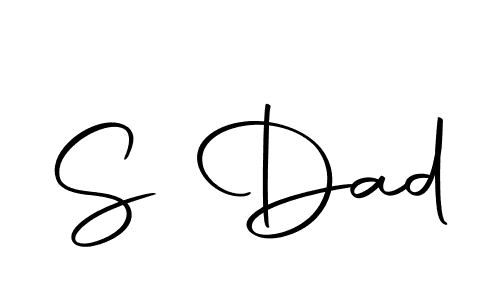 Design your own signature with our free online signature maker. With this signature software, you can create a handwritten (Autography-DOLnW) signature for name S Dad. S Dad signature style 10 images and pictures png