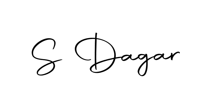 How to make S Dagar name signature. Use Autography-DOLnW style for creating short signs online. This is the latest handwritten sign. S Dagar signature style 10 images and pictures png