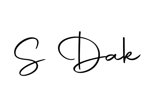 This is the best signature style for the S Dak name. Also you like these signature font (Autography-DOLnW). Mix name signature. S Dak signature style 10 images and pictures png