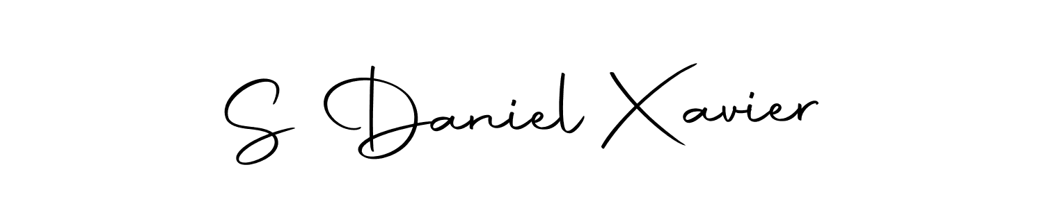 S Daniel Xavier stylish signature style. Best Handwritten Sign (Autography-DOLnW) for my name. Handwritten Signature Collection Ideas for my name S Daniel Xavier. S Daniel Xavier signature style 10 images and pictures png