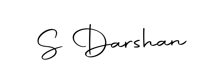 Make a beautiful signature design for name S Darshan. With this signature (Autography-DOLnW) style, you can create a handwritten signature for free. S Darshan signature style 10 images and pictures png