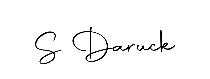 Make a beautiful signature design for name S Daruck. Use this online signature maker to create a handwritten signature for free. S Daruck signature style 10 images and pictures png