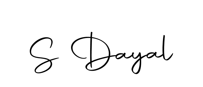 How to make S Dayal signature? Autography-DOLnW is a professional autograph style. Create handwritten signature for S Dayal name. S Dayal signature style 10 images and pictures png