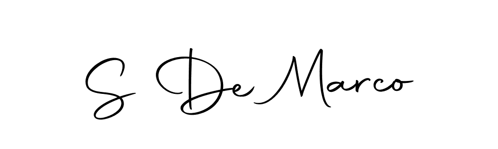 Make a beautiful signature design for name S De Marco. With this signature (Autography-DOLnW) style, you can create a handwritten signature for free. S De Marco signature style 10 images and pictures png