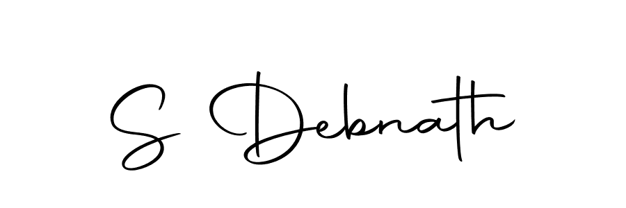 Create a beautiful signature design for name S Debnath. With this signature (Autography-DOLnW) fonts, you can make a handwritten signature for free. S Debnath signature style 10 images and pictures png