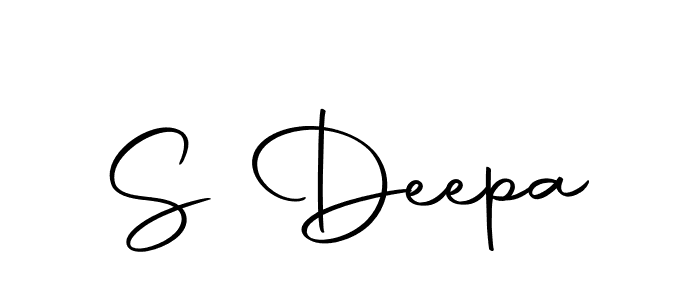 Make a beautiful signature design for name S Deepa. With this signature (Autography-DOLnW) style, you can create a handwritten signature for free. S Deepa signature style 10 images and pictures png