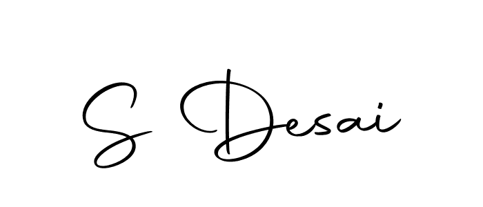 You should practise on your own different ways (Autography-DOLnW) to write your name (S Desai) in signature. don't let someone else do it for you. S Desai signature style 10 images and pictures png