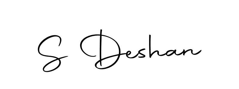 Autography-DOLnW is a professional signature style that is perfect for those who want to add a touch of class to their signature. It is also a great choice for those who want to make their signature more unique. Get S Deshan name to fancy signature for free. S Deshan signature style 10 images and pictures png