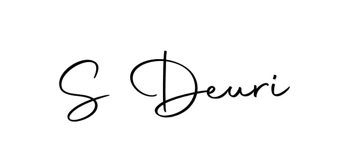 Similarly Autography-DOLnW is the best handwritten signature design. Signature creator online .You can use it as an online autograph creator for name S Deuri. S Deuri signature style 10 images and pictures png